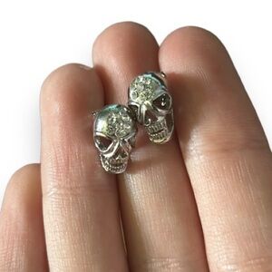 Metal Skull Earrings